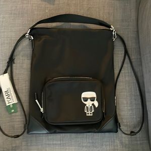 Karl Lagerfeld Black Crossbody Bag